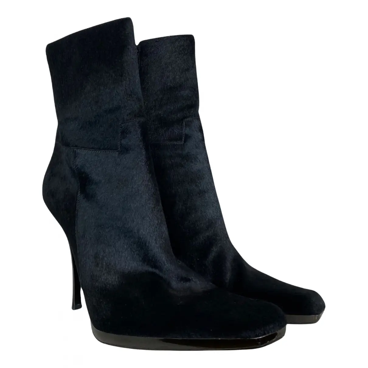 Pony-style calfskin ankle boots Casadei