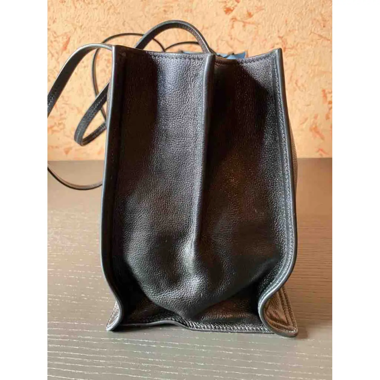 Etiquette pony-style calfskin handbag Prada
