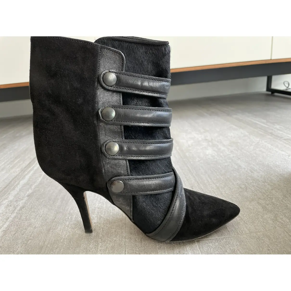 Buy Isabel Marant Pony-style calfskin ankle boots online