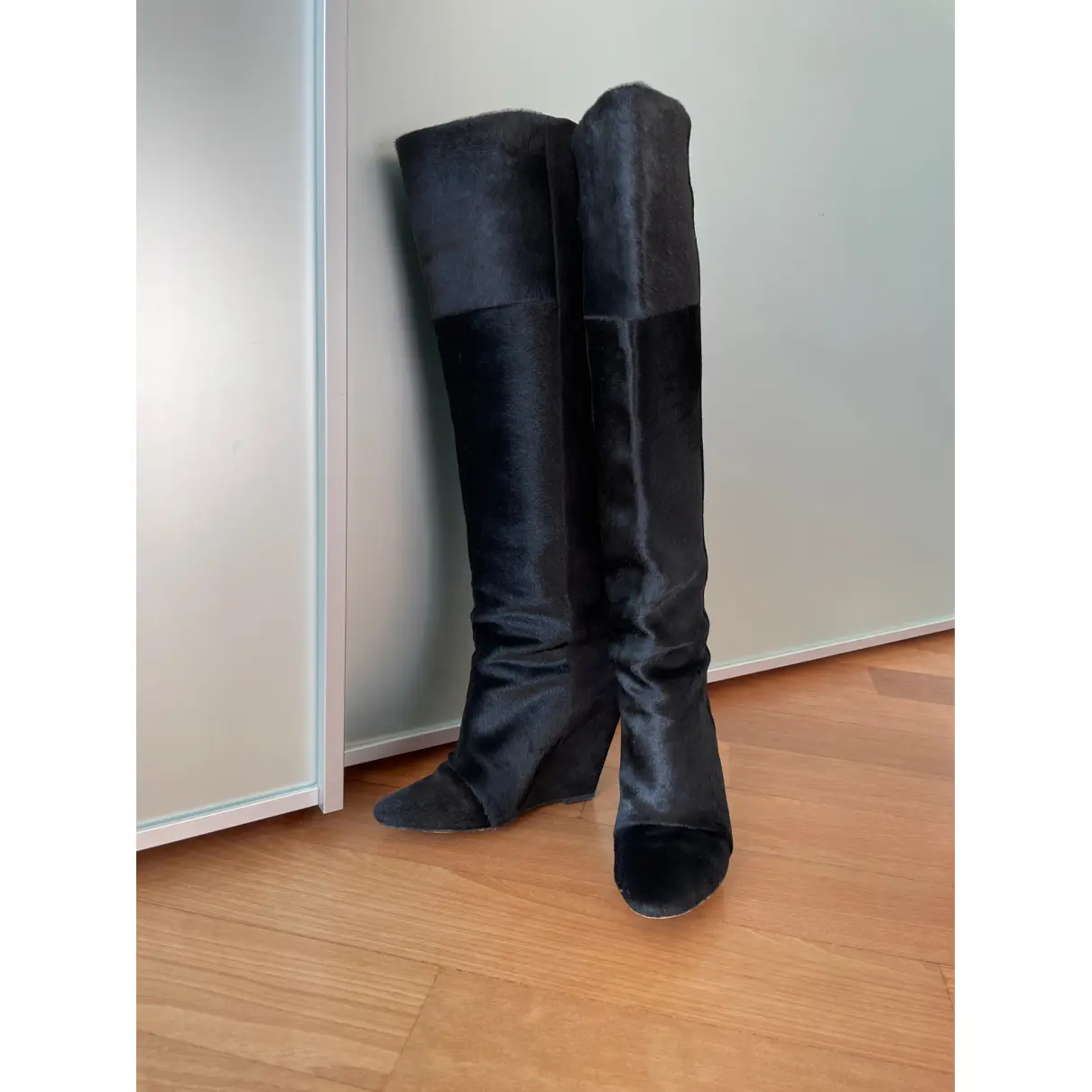Buy Isabel Marant Pony-style calfskin boots online
