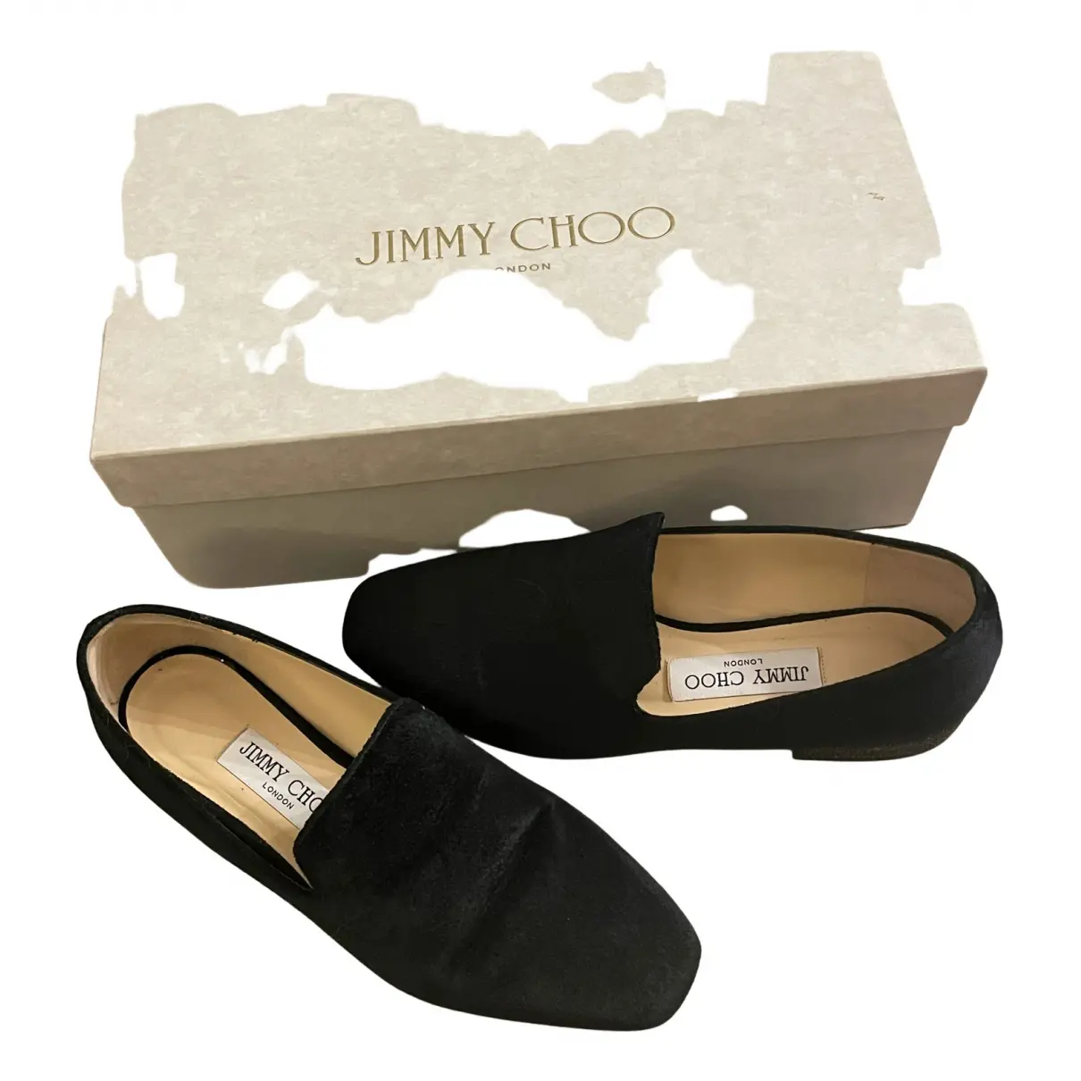 Buy Jimmy Choo Pony-style calfskin flats online