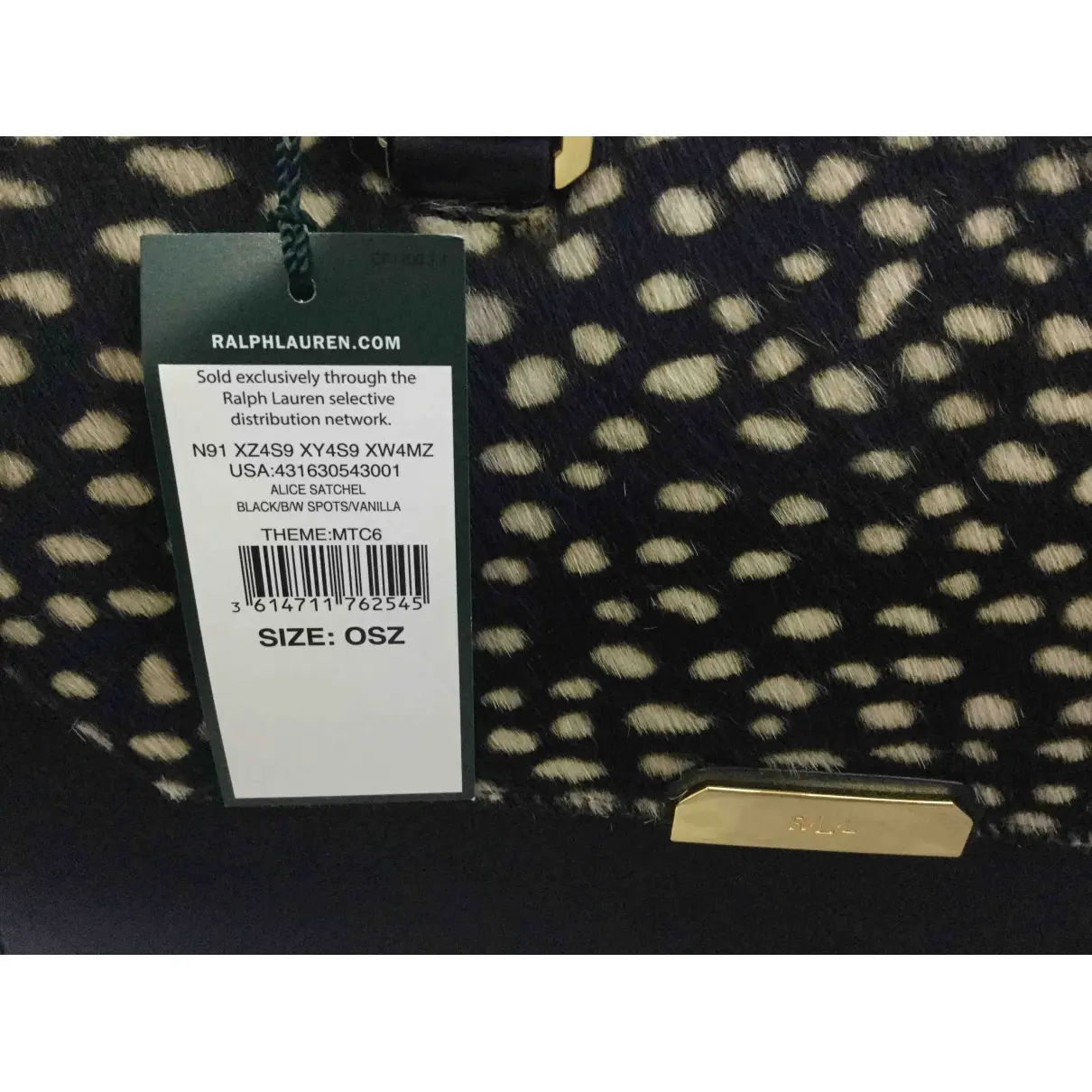 Buy Lauren Ralph Lauren Pony-style calfskin handbag online