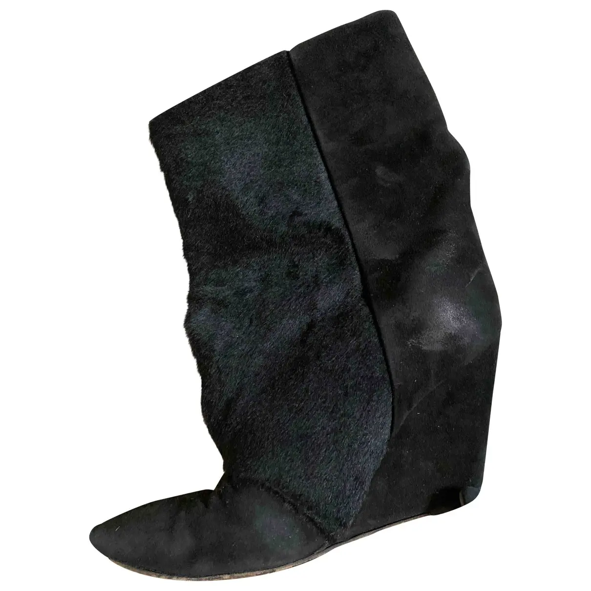 Purdey pony-style calfskin ankle boots Isabel Marant