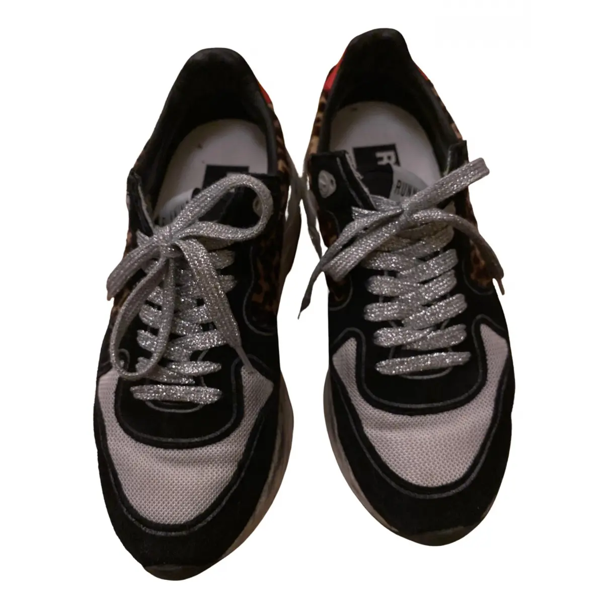 Running pony-style calfskin trainers Golden Goose
