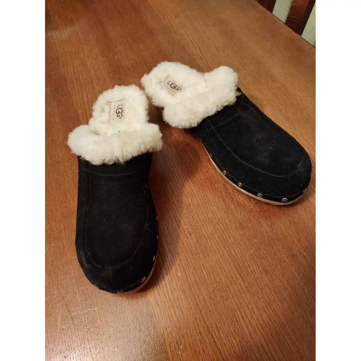Buy Ugg Pony-style calfskin mules & clogs online