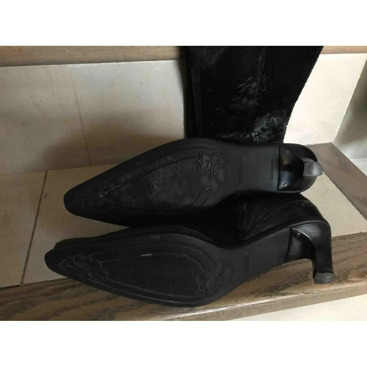 Buy Vic Matié Pony-style calfskin cowboy boots online