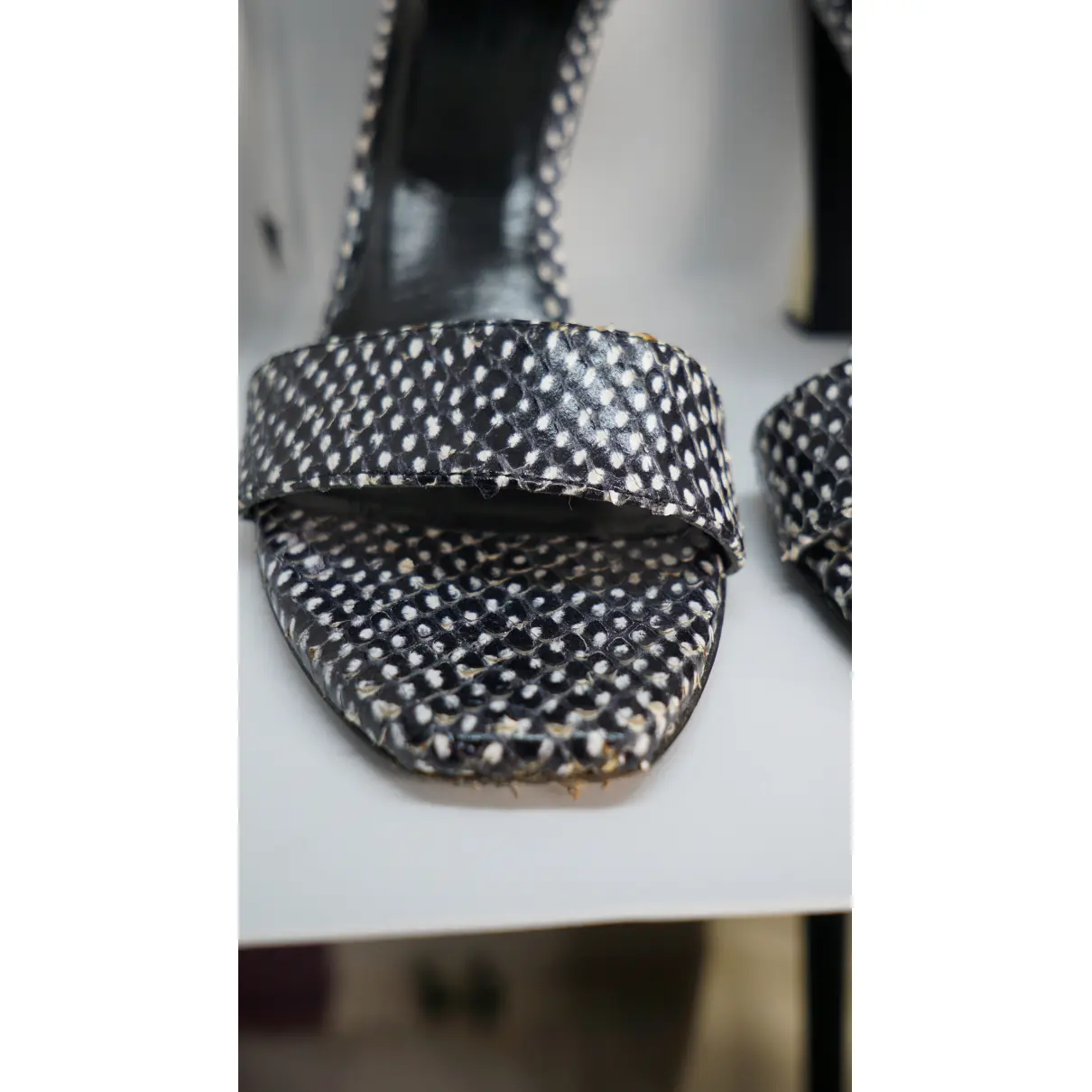 Python sandals Balenciaga