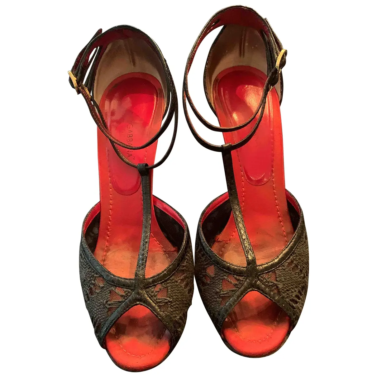 Python sandals Dolce & Gabbana - Vintage