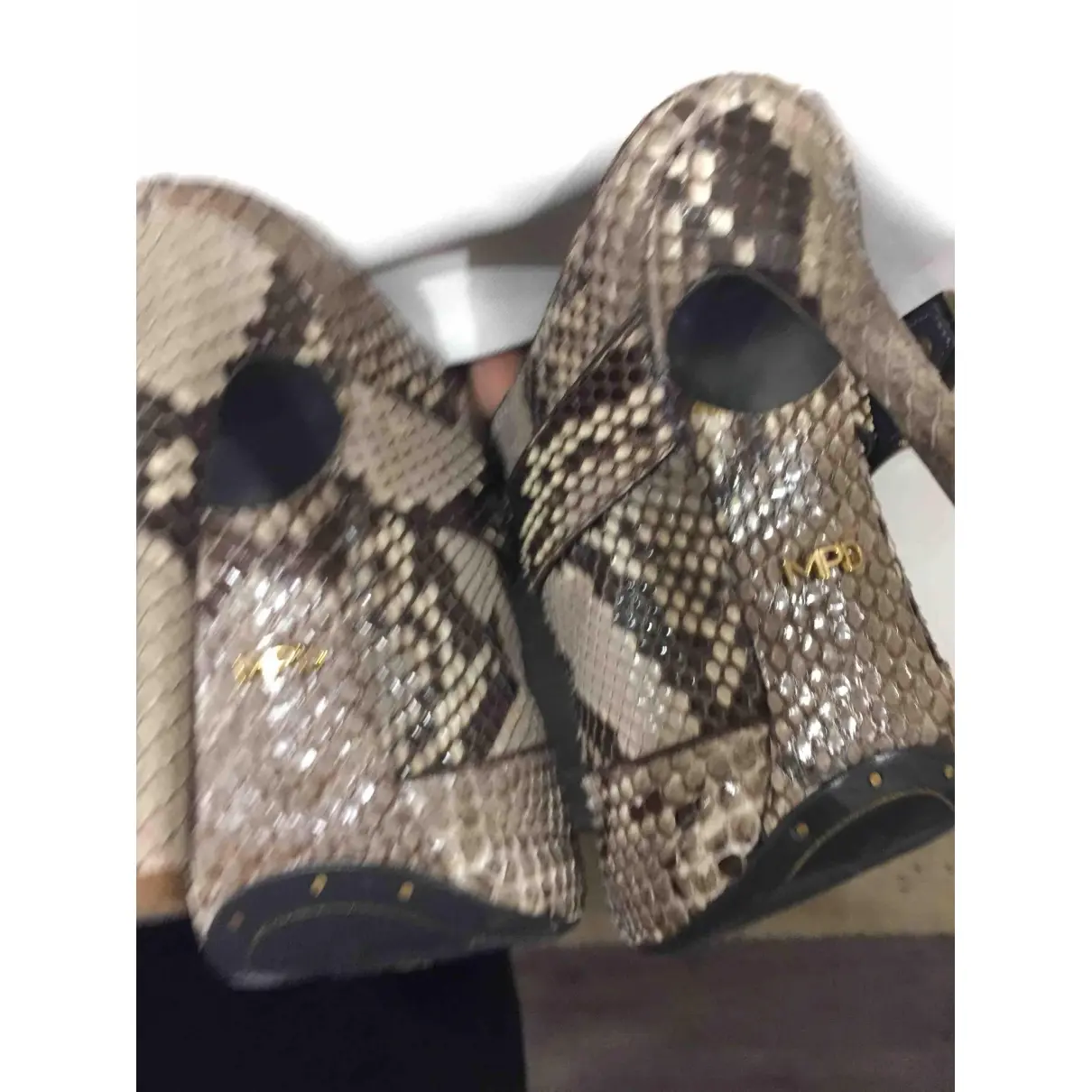 Marco Proietti Design Python sandals for sale
