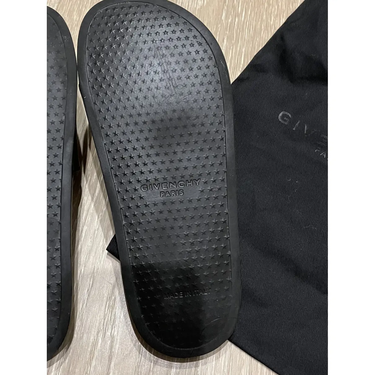 Black Rubber Sandals Givenchy