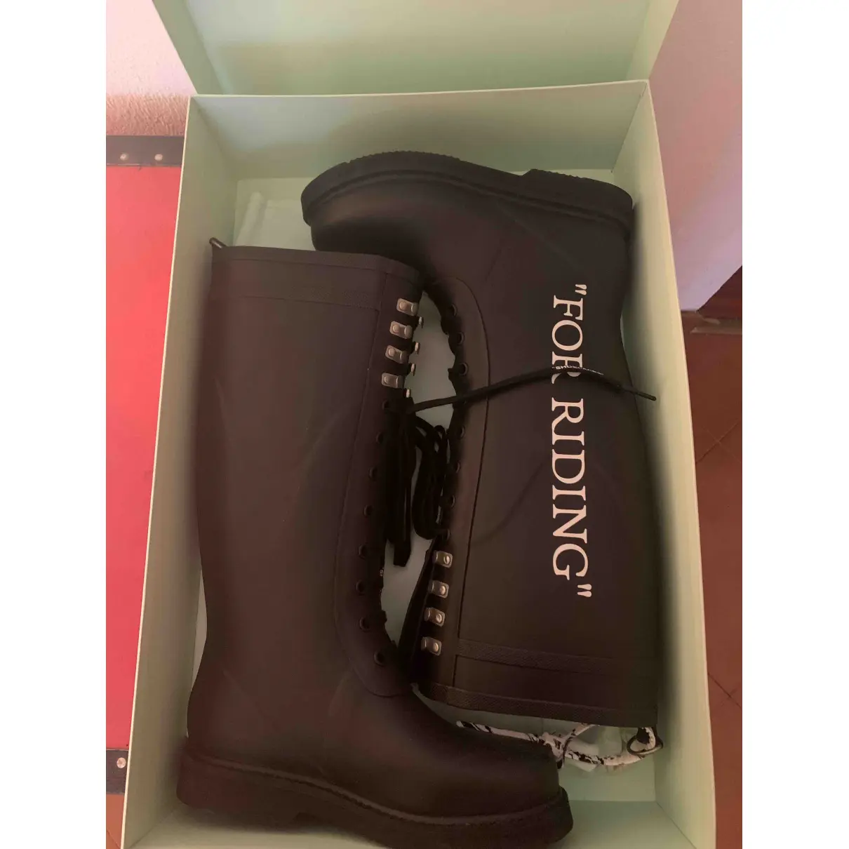 Buy Off-White Wellington boots online
