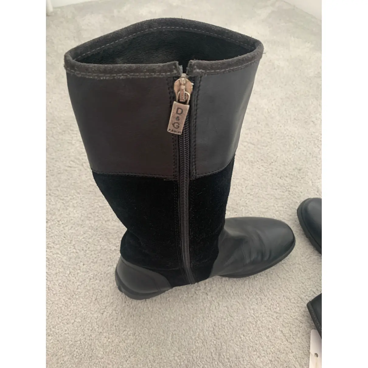 Shearling snow boots D&G