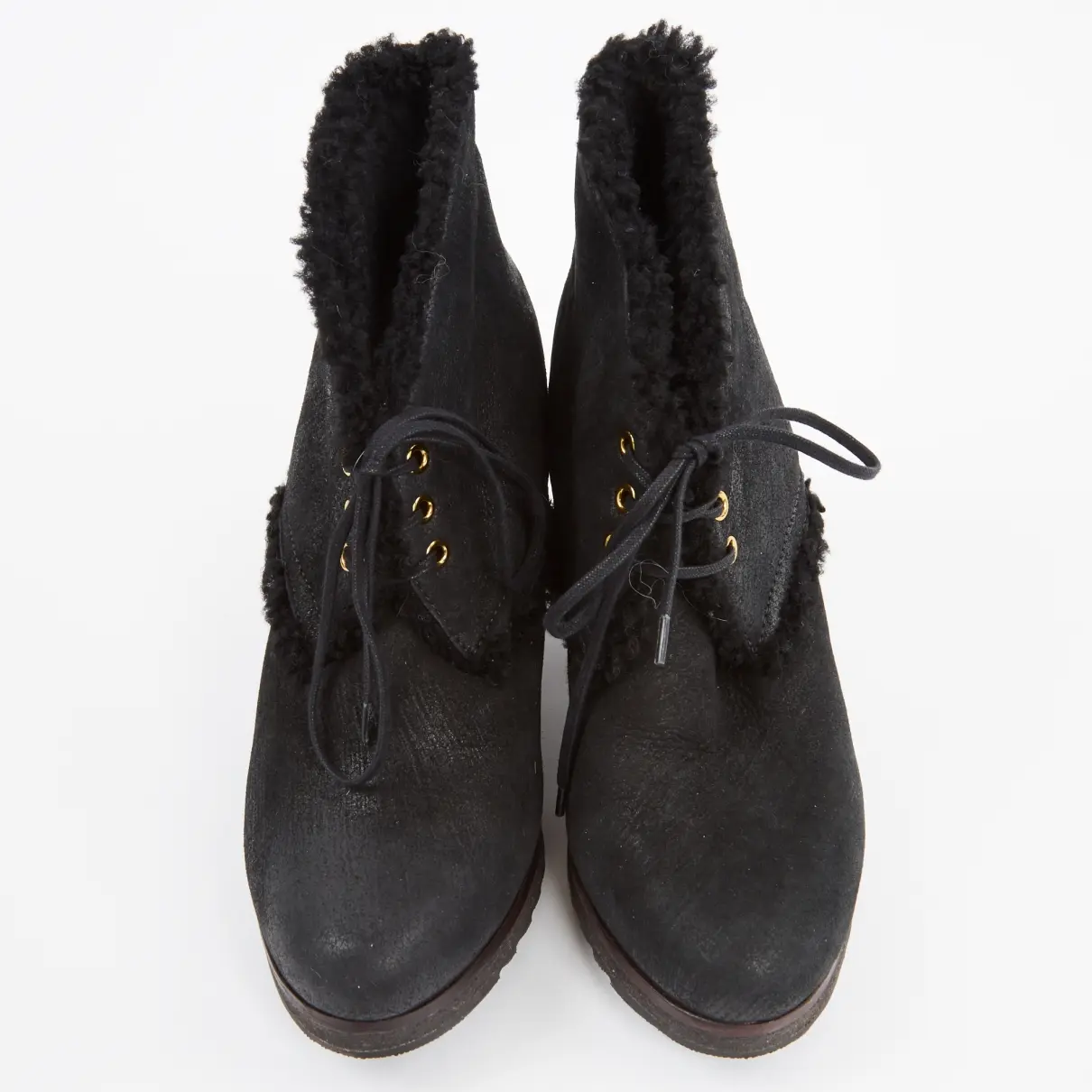 Buy Prada Shearling ankle boots online