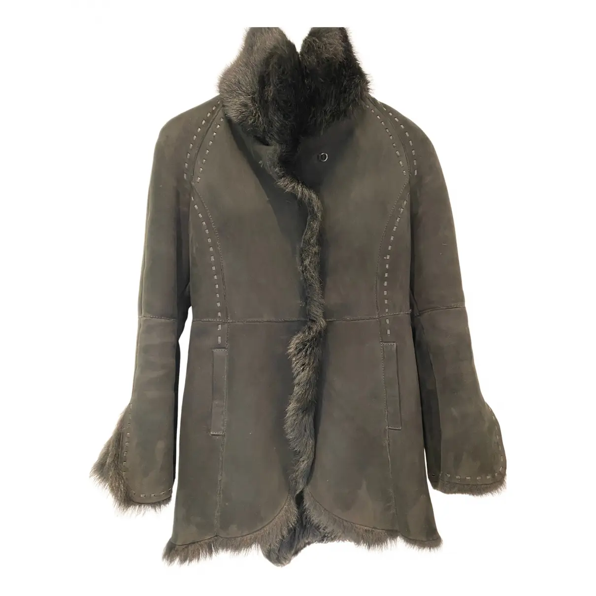Shearling coat Trussardi