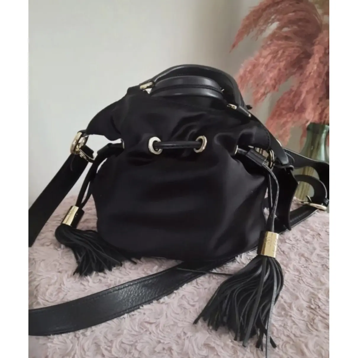 Buy Lancel 1er Flirt silk handbag online