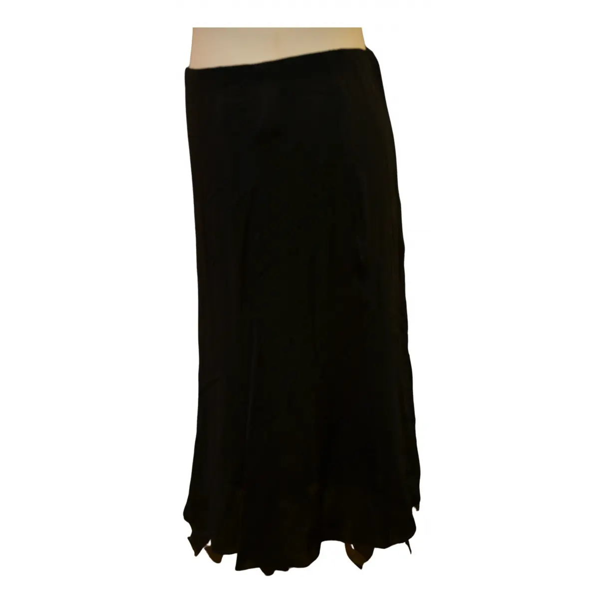 Buy Akris Silk mid-length skirt online