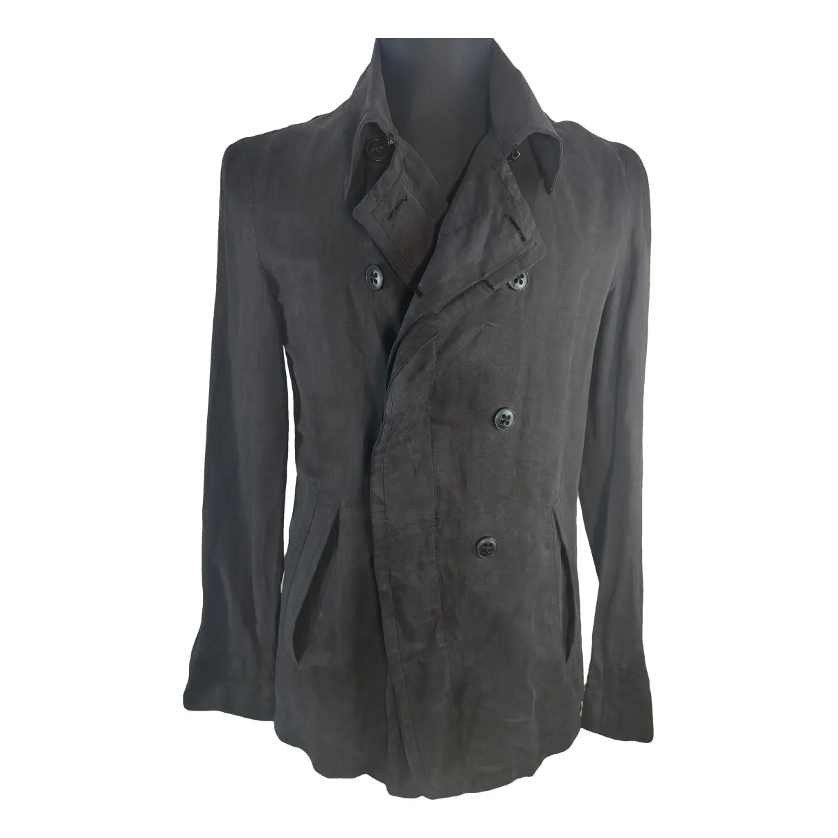 38906105 size Silk in Black - Ann S Demeulemeester vest International Silk