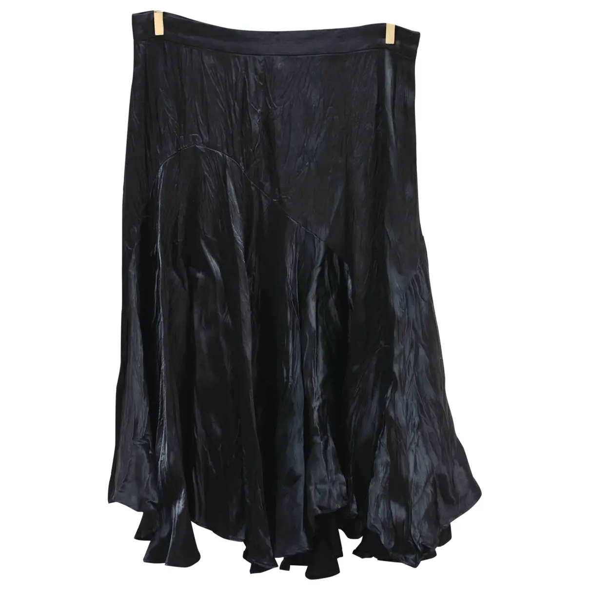 Silk mid-length skirt Balenciaga