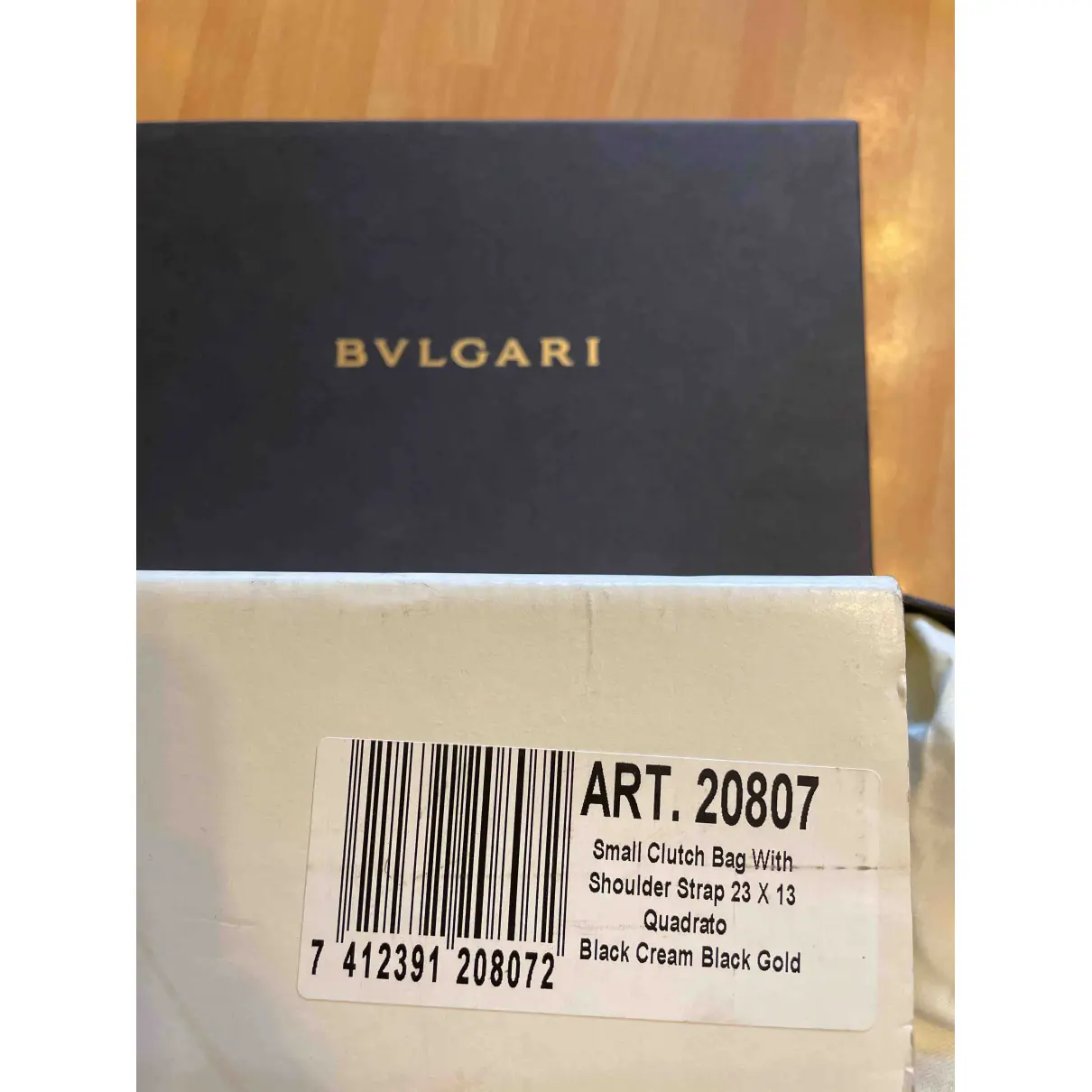 Silk clutch bag Bvlgari - Vintage