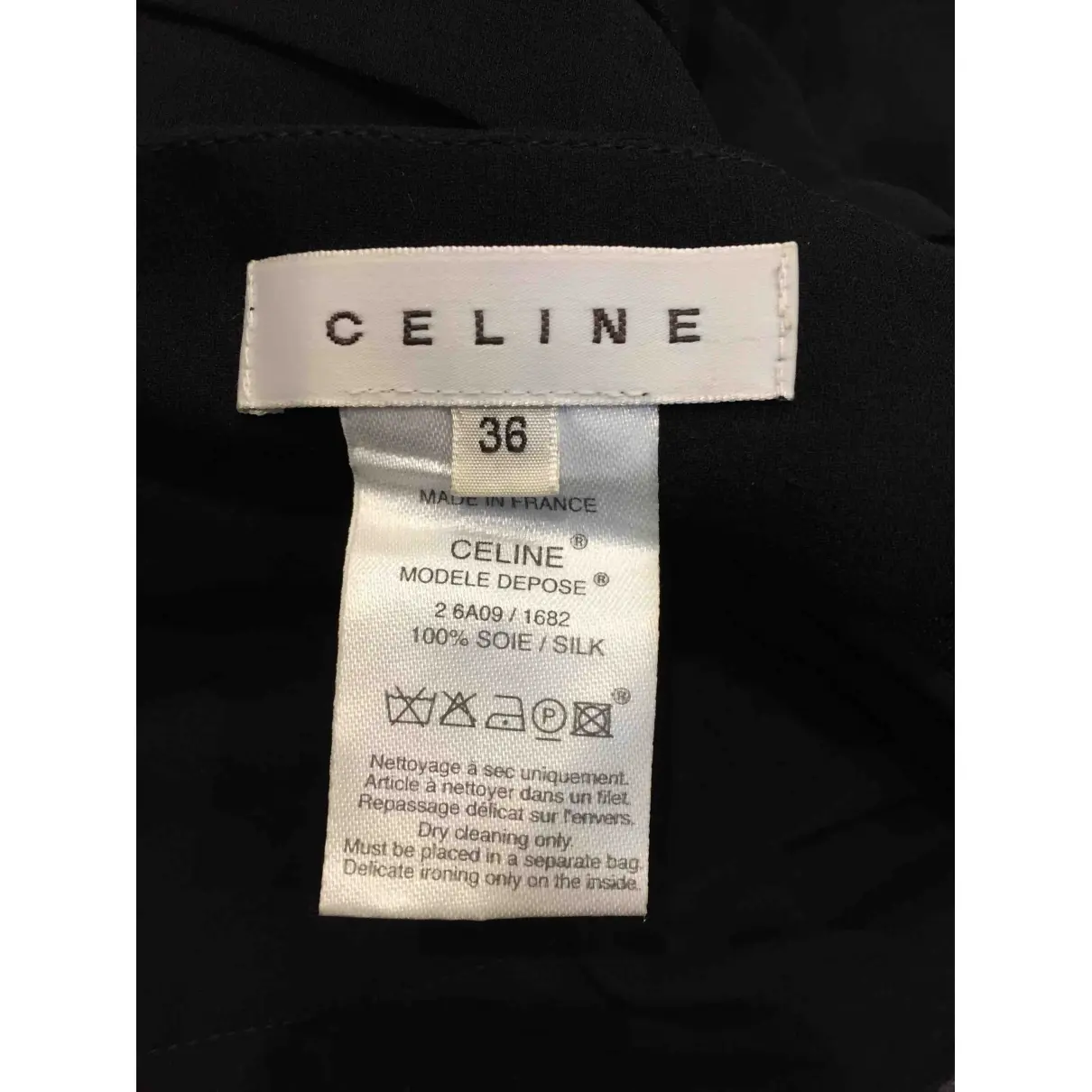 Silk mid-length dress Celine - Vintage