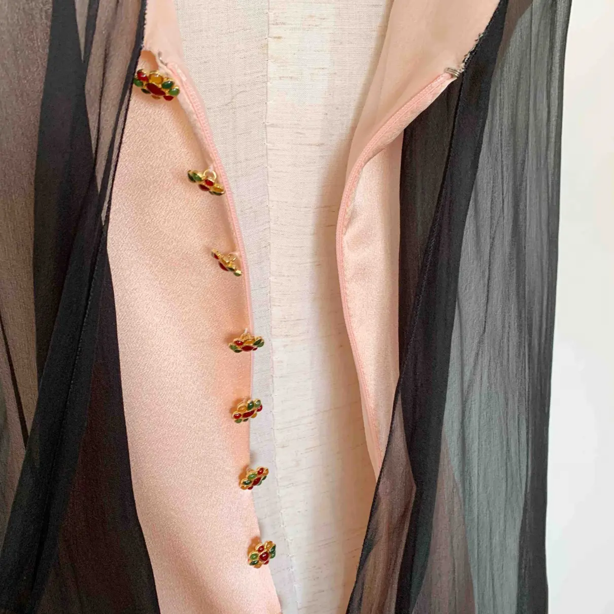 Silk maxi dress Chanel - Vintage