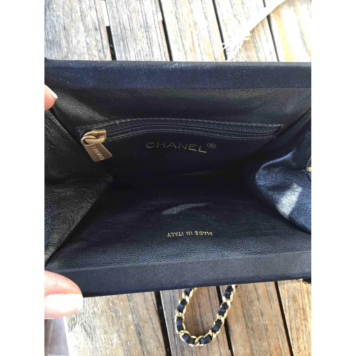 Silk handbag Chanel - Vintage