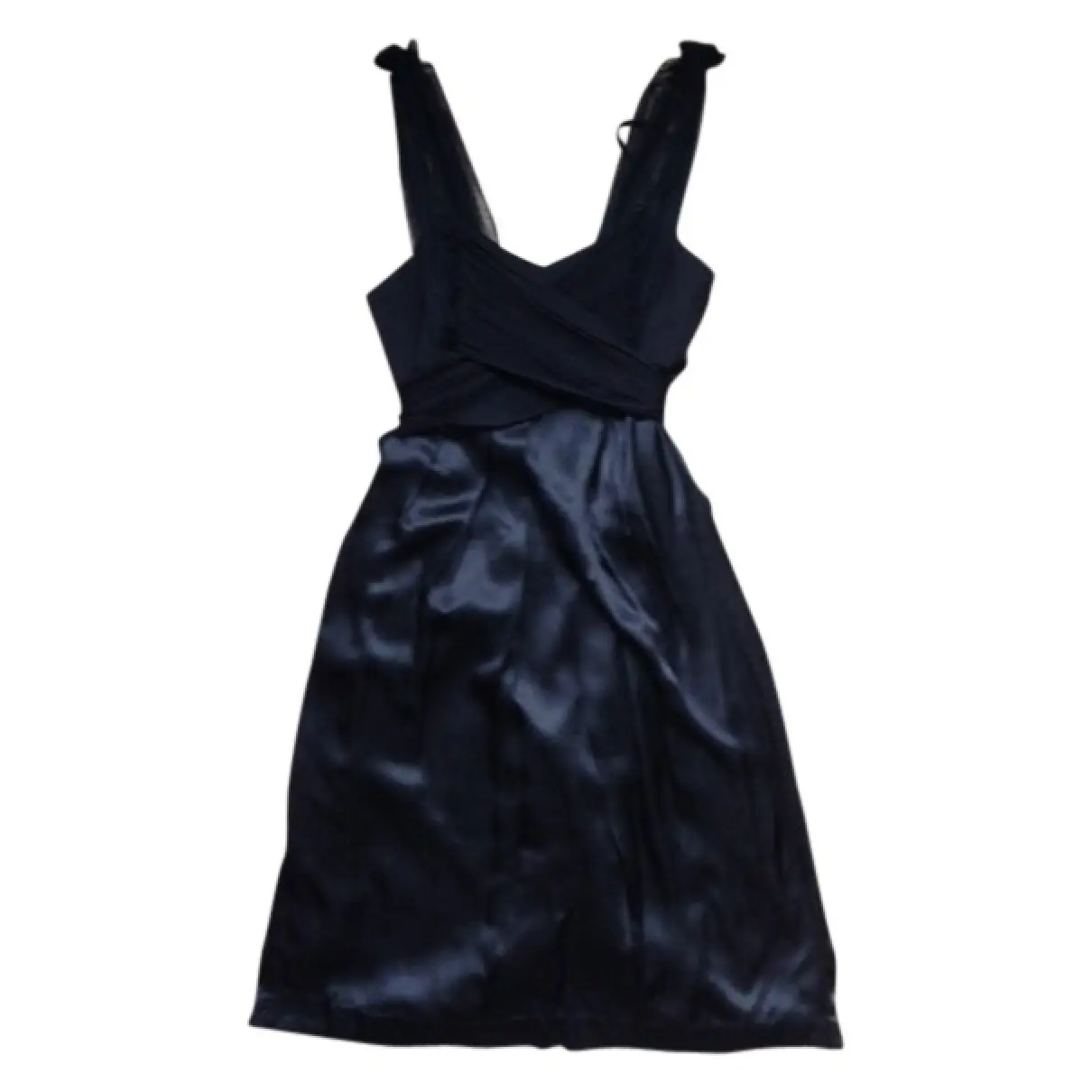 Black Silk Dress Bcbg Max Azria