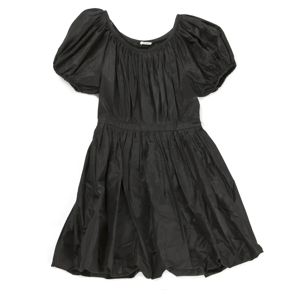 Black Silk Dress Miu Miu