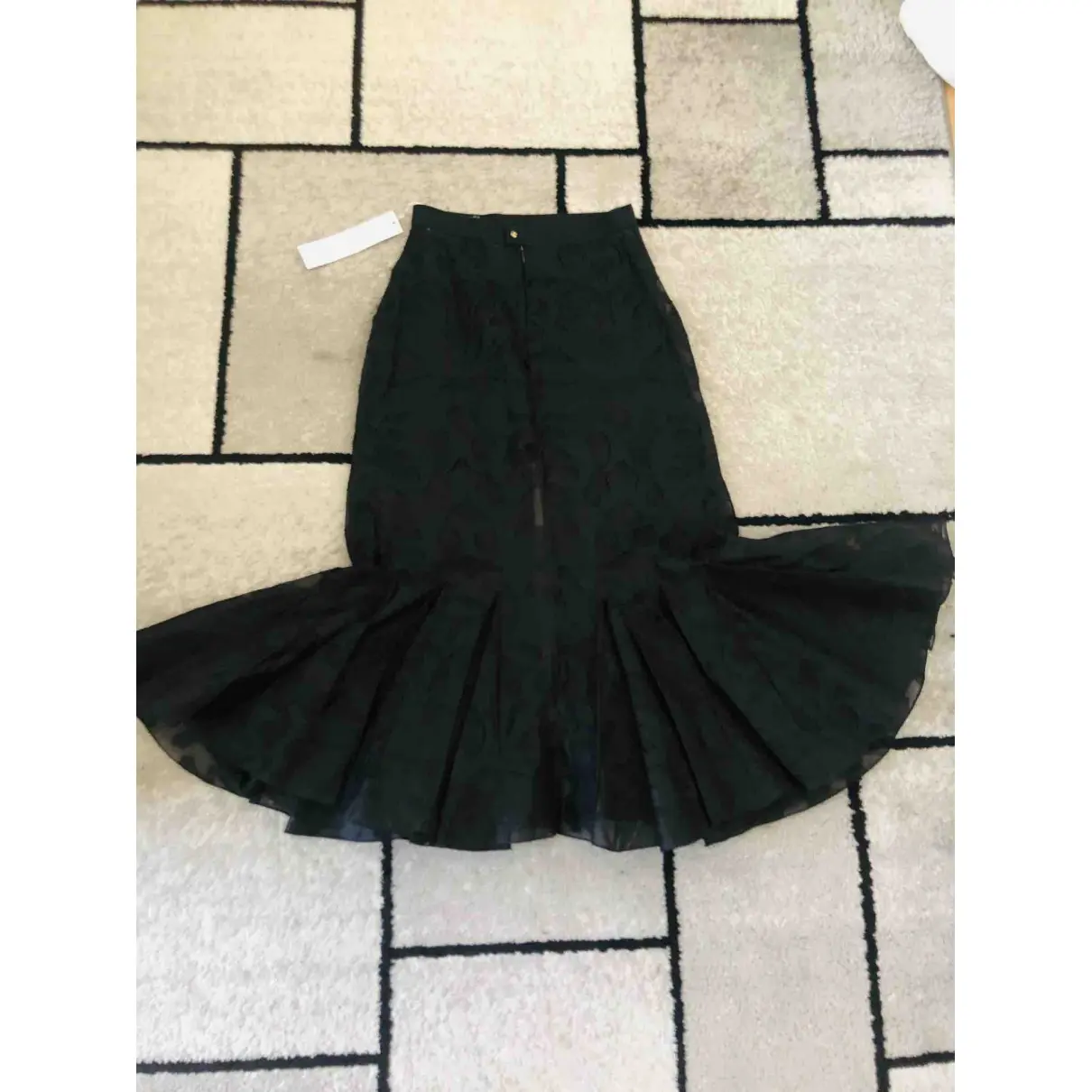Francesco Scognamiglio Silk mid-length skirt for sale