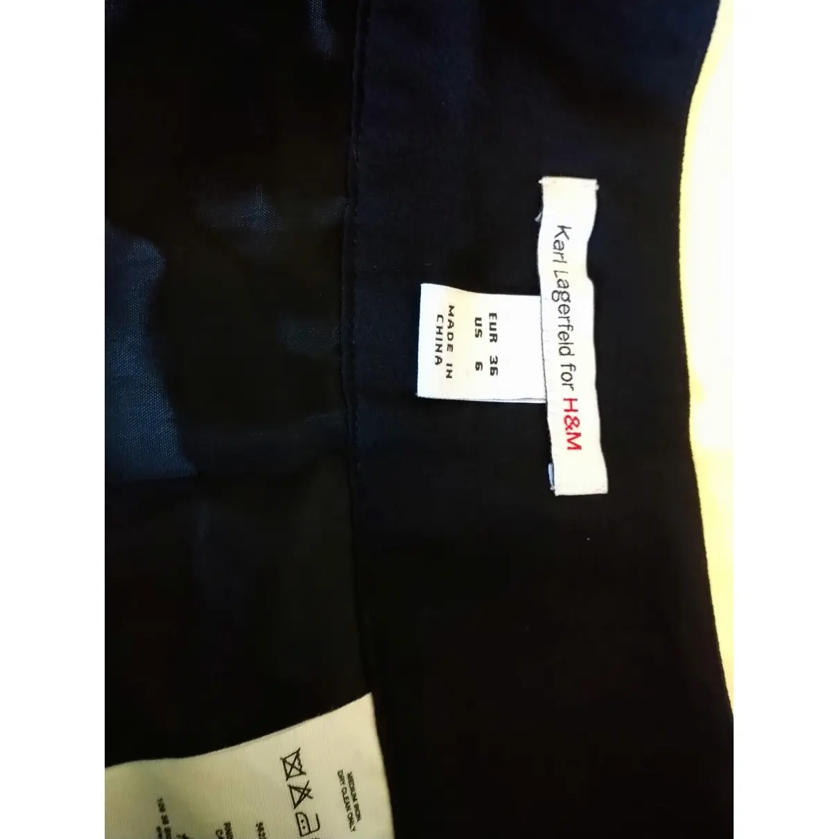 Buy Karl Lagerfeld Pour H&M Silk mid-length skirt online