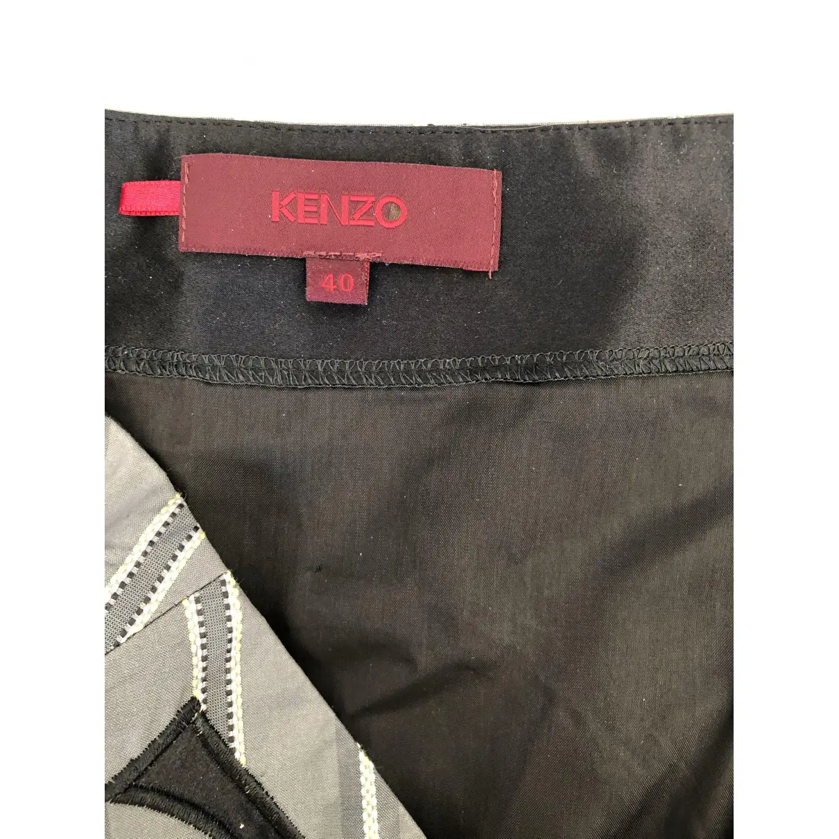Buy Kenzo Silk mid-length skirt online