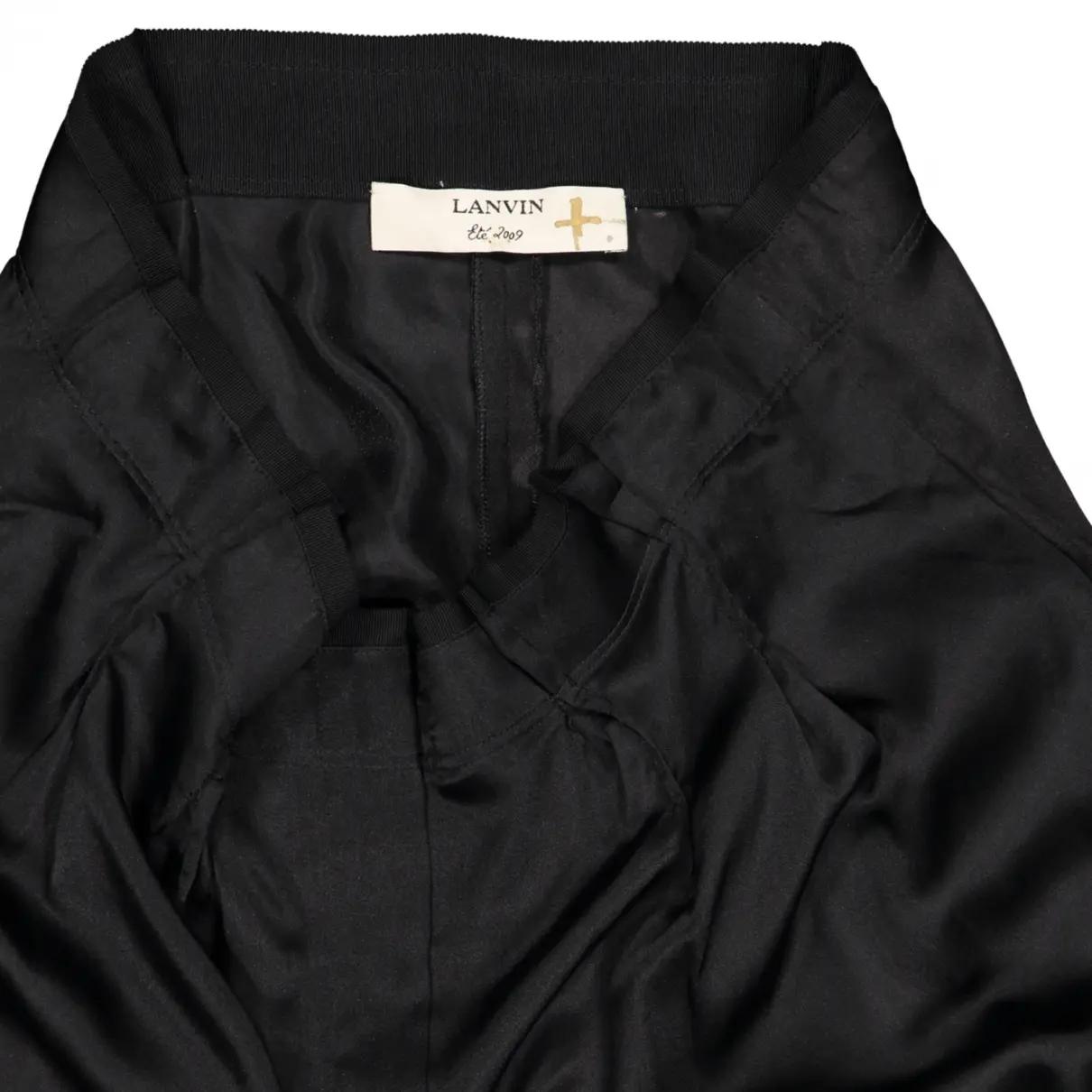Buy Lanvin Silk straight pants online - Vintage