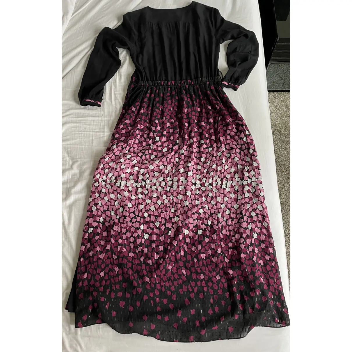 Buy Massimo Dutti Silk maxi dress online