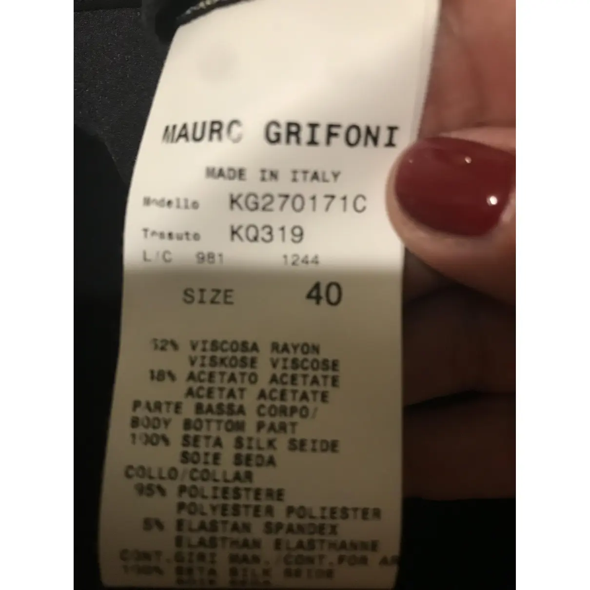 Buy Mauro Grifoni Silk mid-length dress online