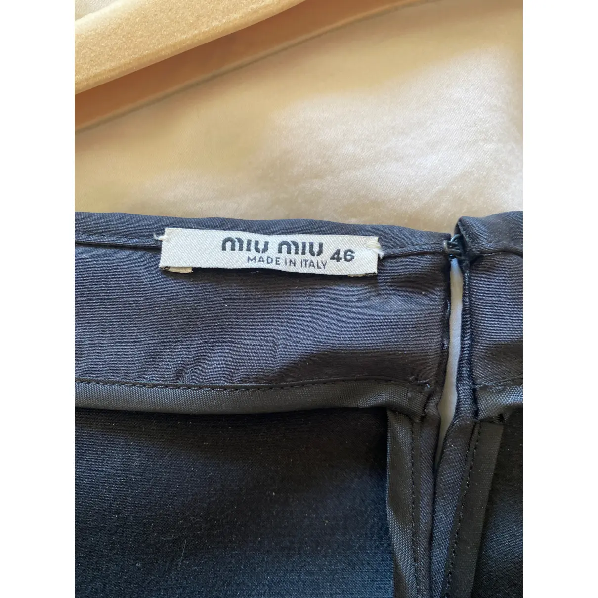 Buy Miu Miu Silk mid-length dress online