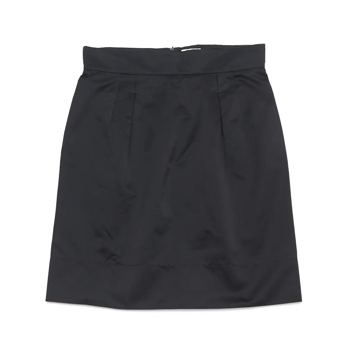 Black Silk Skirt Miu Miu