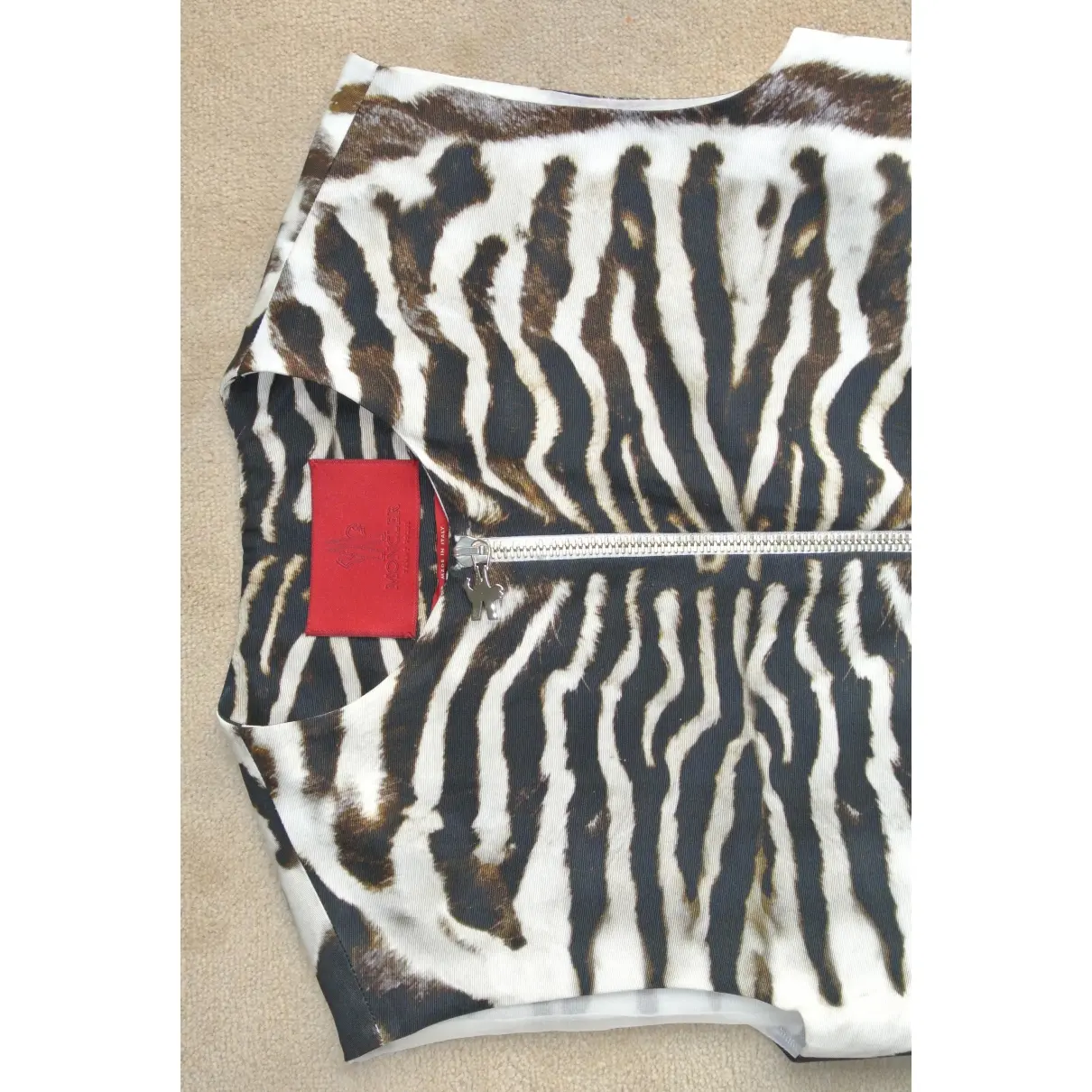 Buy Moncler Zebra print Silk Dress online