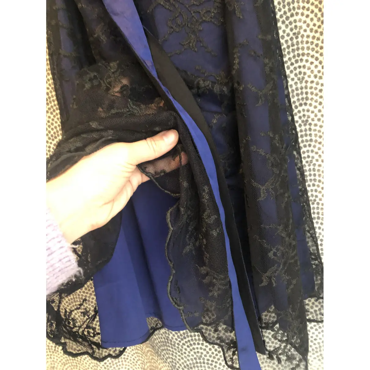 Silk mid-length dress Moschino Love