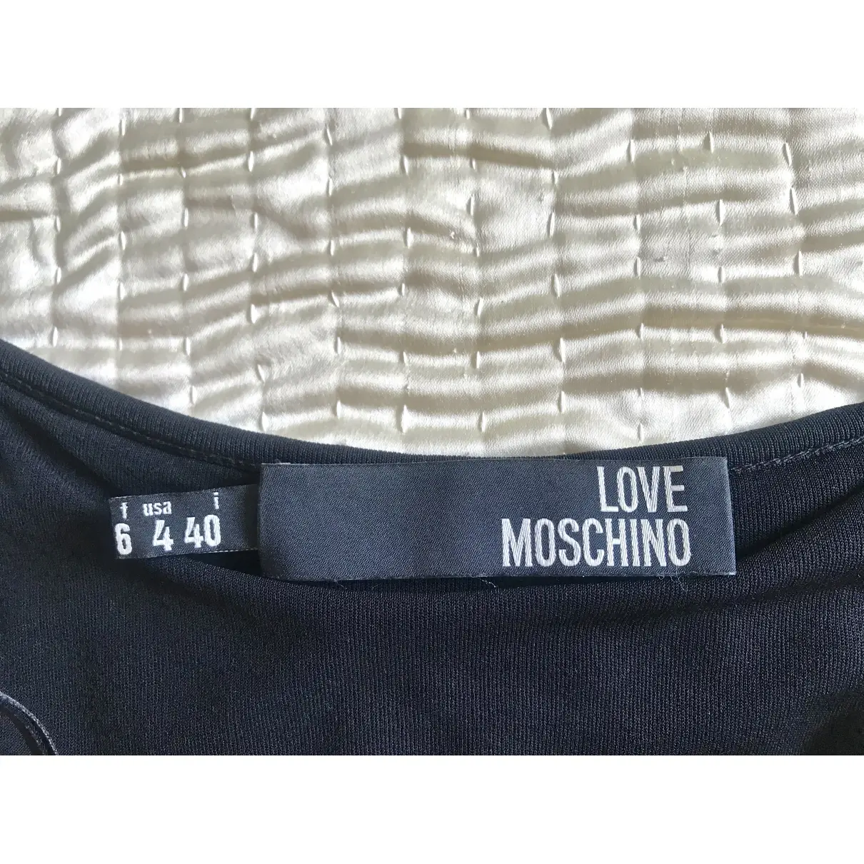 Silk mini dress Moschino Love