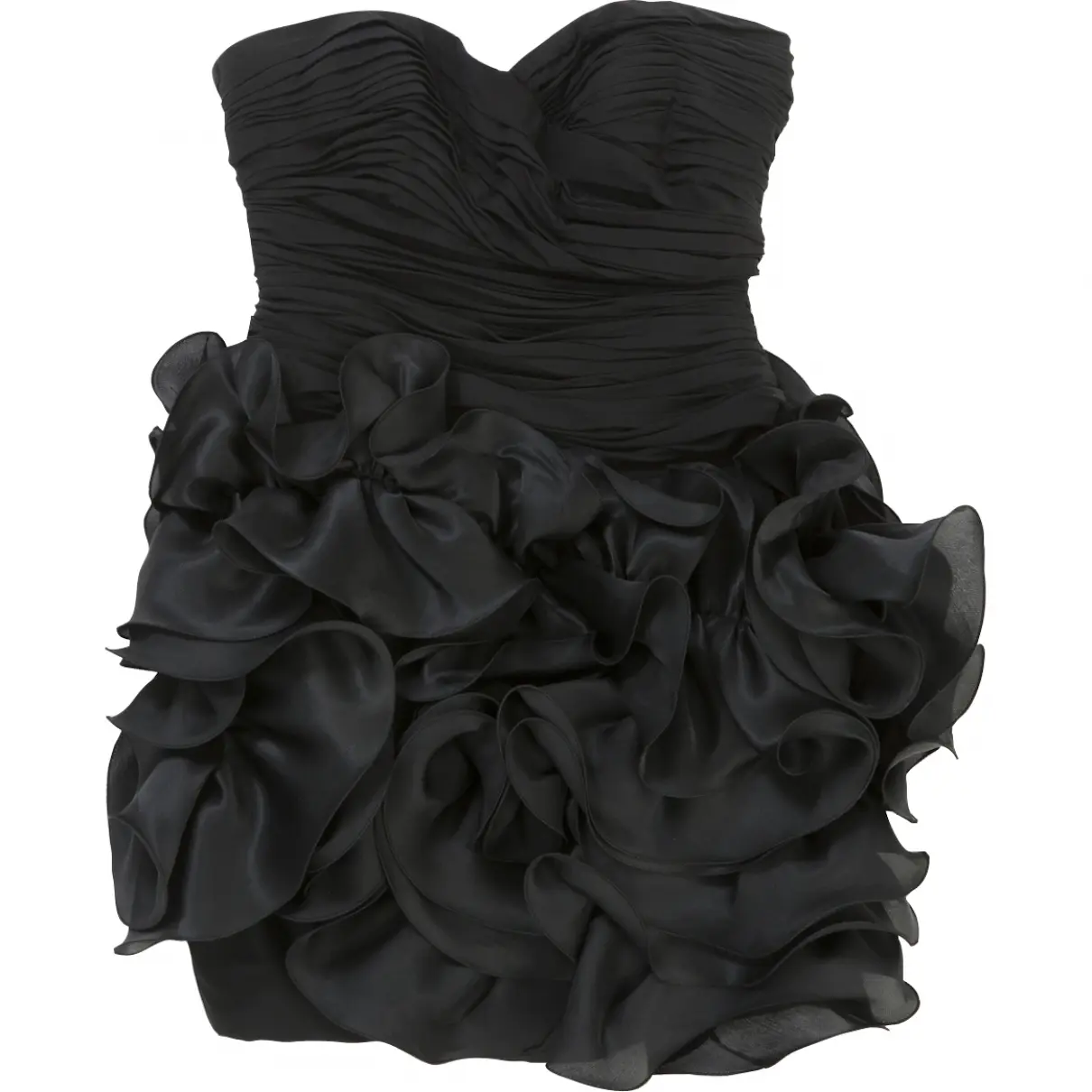 Black Silk Dress Notte by Marchesa