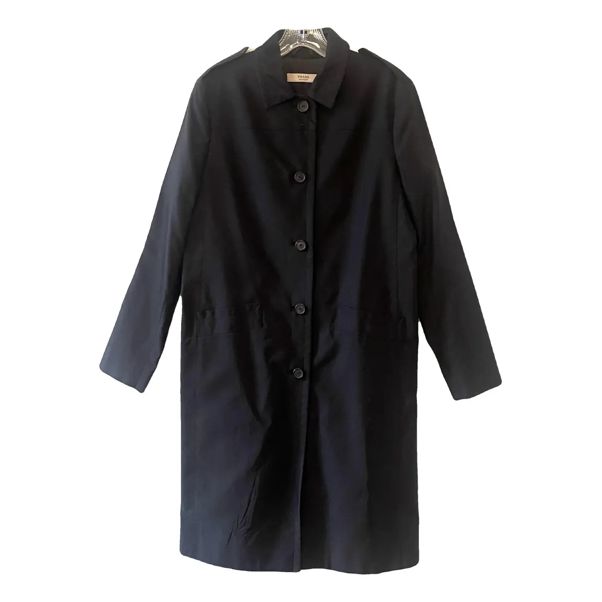 Silk coat Prada - Vintage