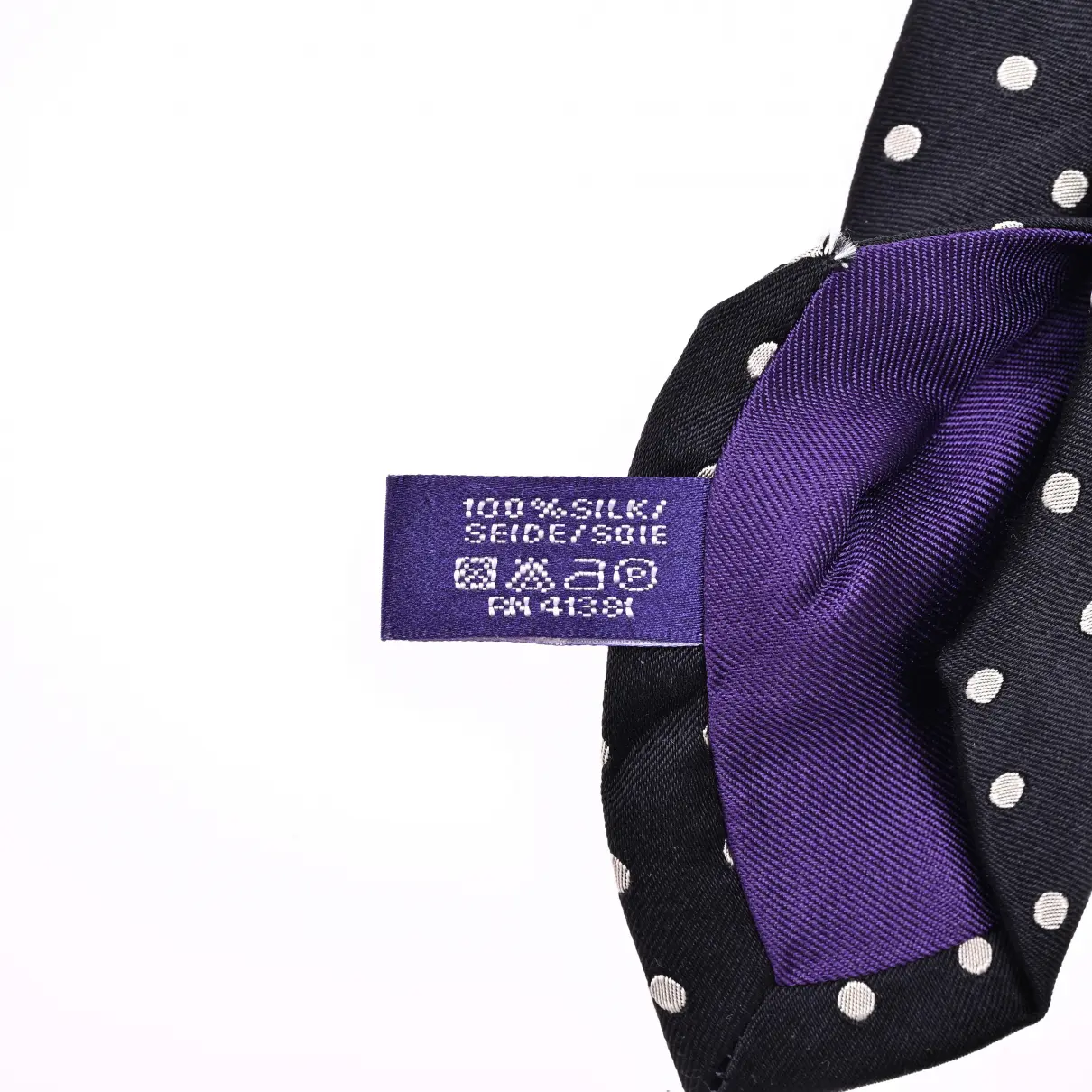 Silk tie Ralph Lauren Purple Label
