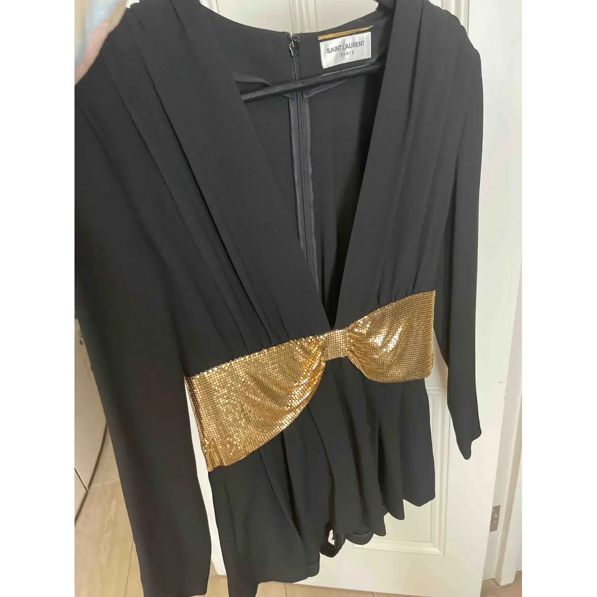 Silk dress Saint Laurent