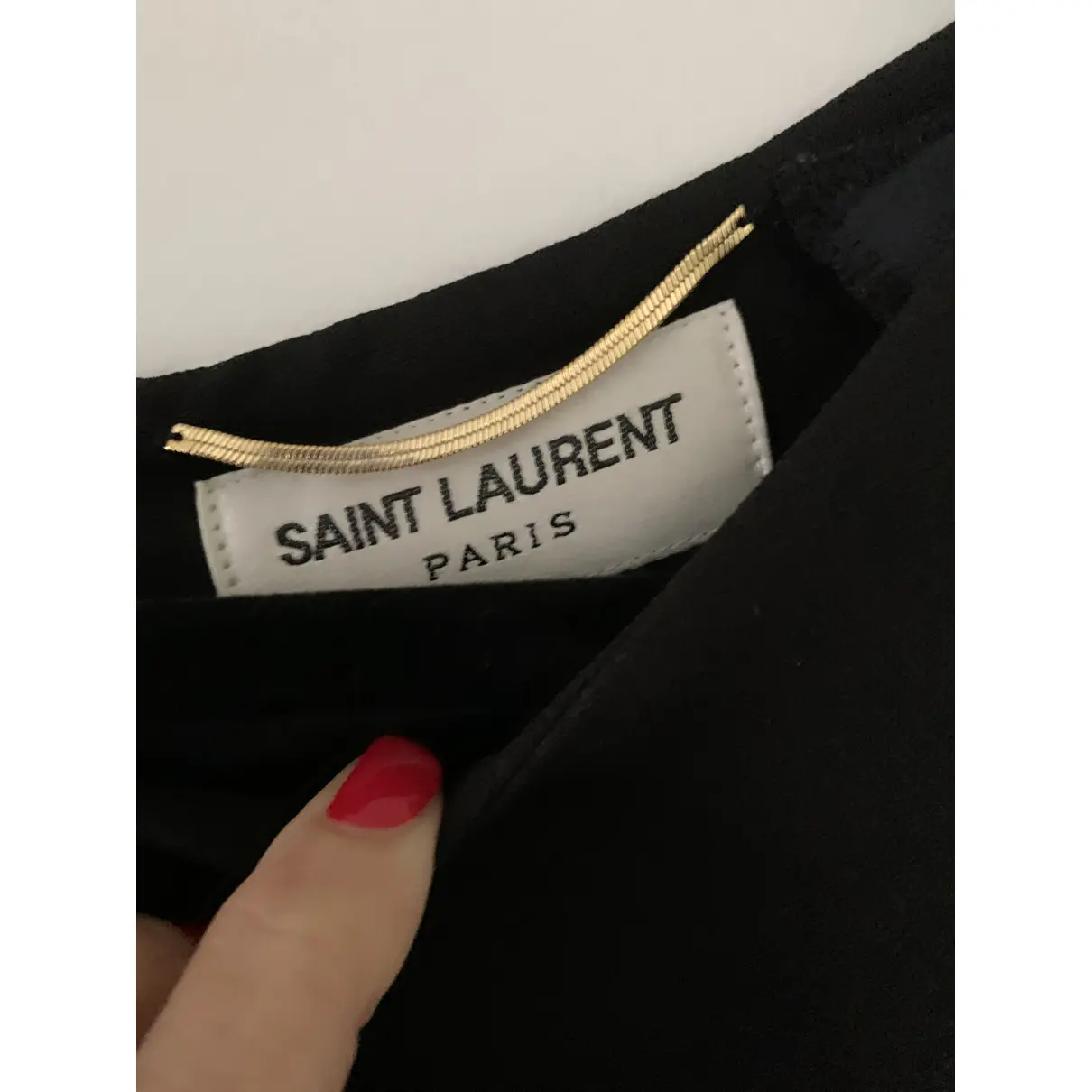 Buy Saint Laurent Silk mini dress online