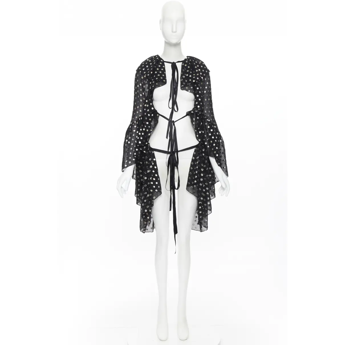 Buy Saint Laurent Silk cardi coat online