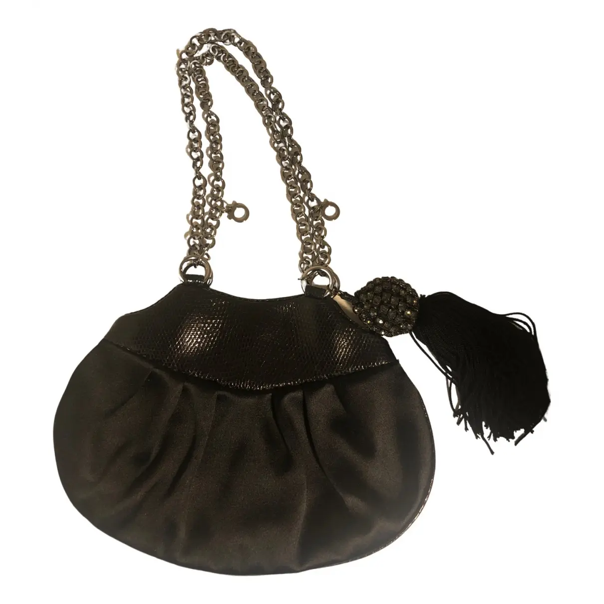 Silk handbag Salvatore Ferragamo - Vintage
