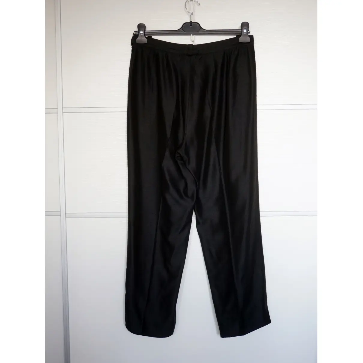 Buy Salvatore Ferragamo Silk trousers online - Vintage