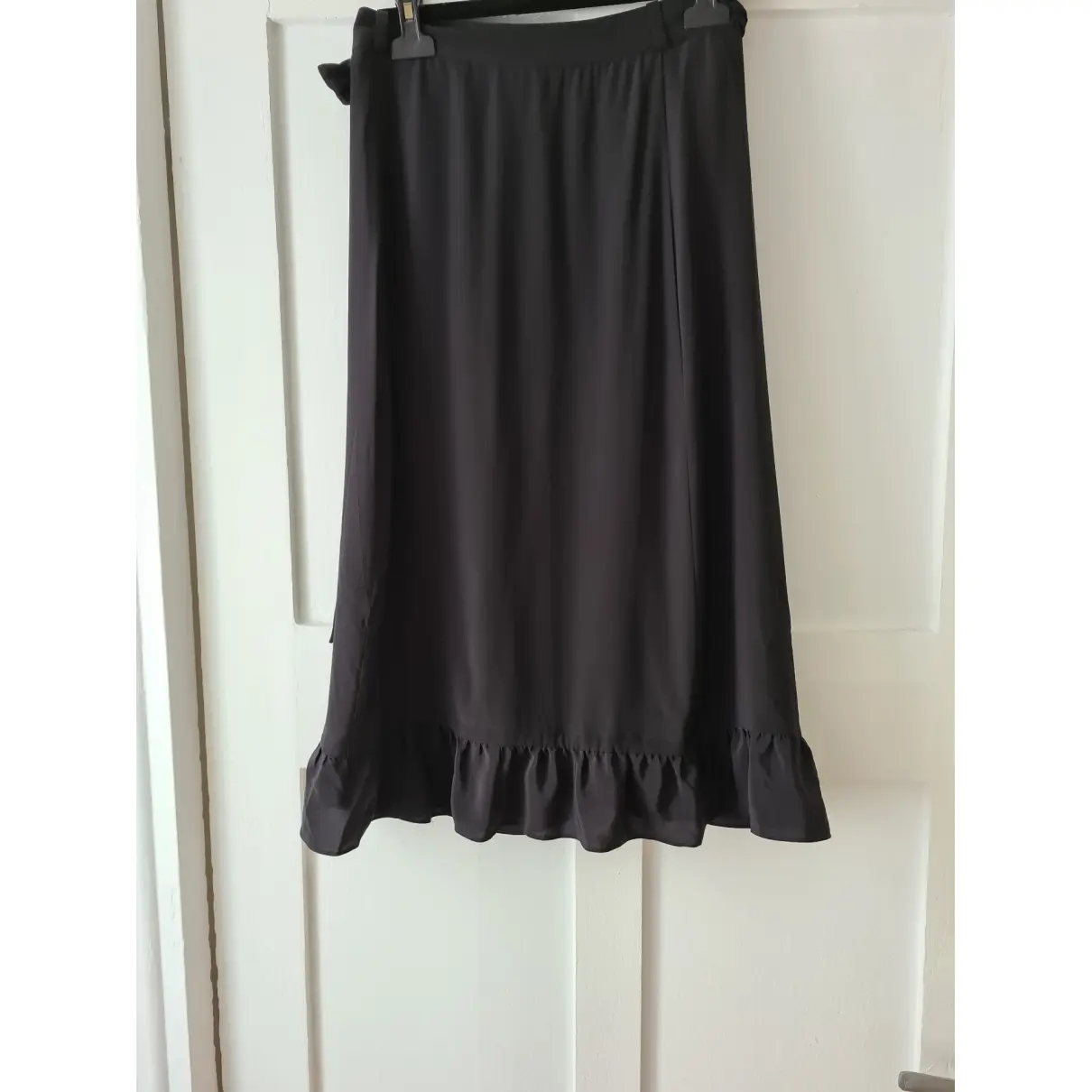 Buy Sézane Spring Summer 2019 silk mid-length skirt online