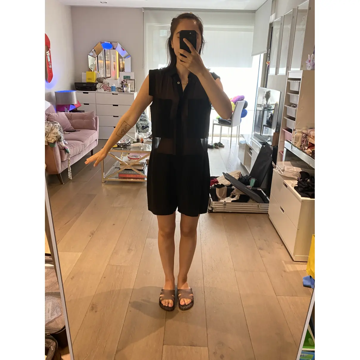 T by Alexander Wang Silk jumpsuit for sale