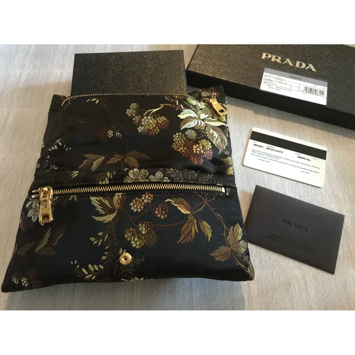 Buy Prada Tessuto  silk clutch bag online